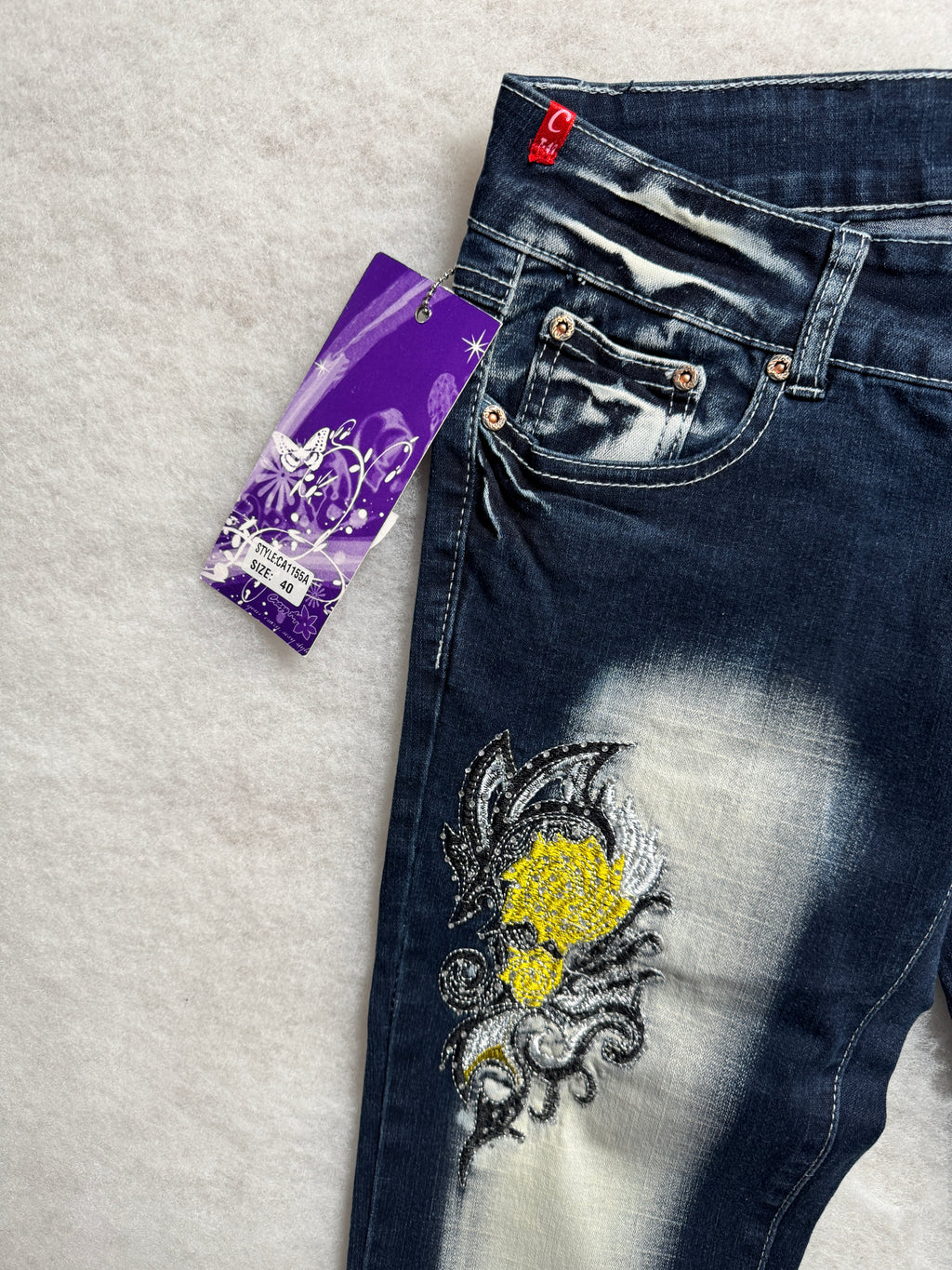 Crazy Age Boot Cut Low Waist Jeans 30