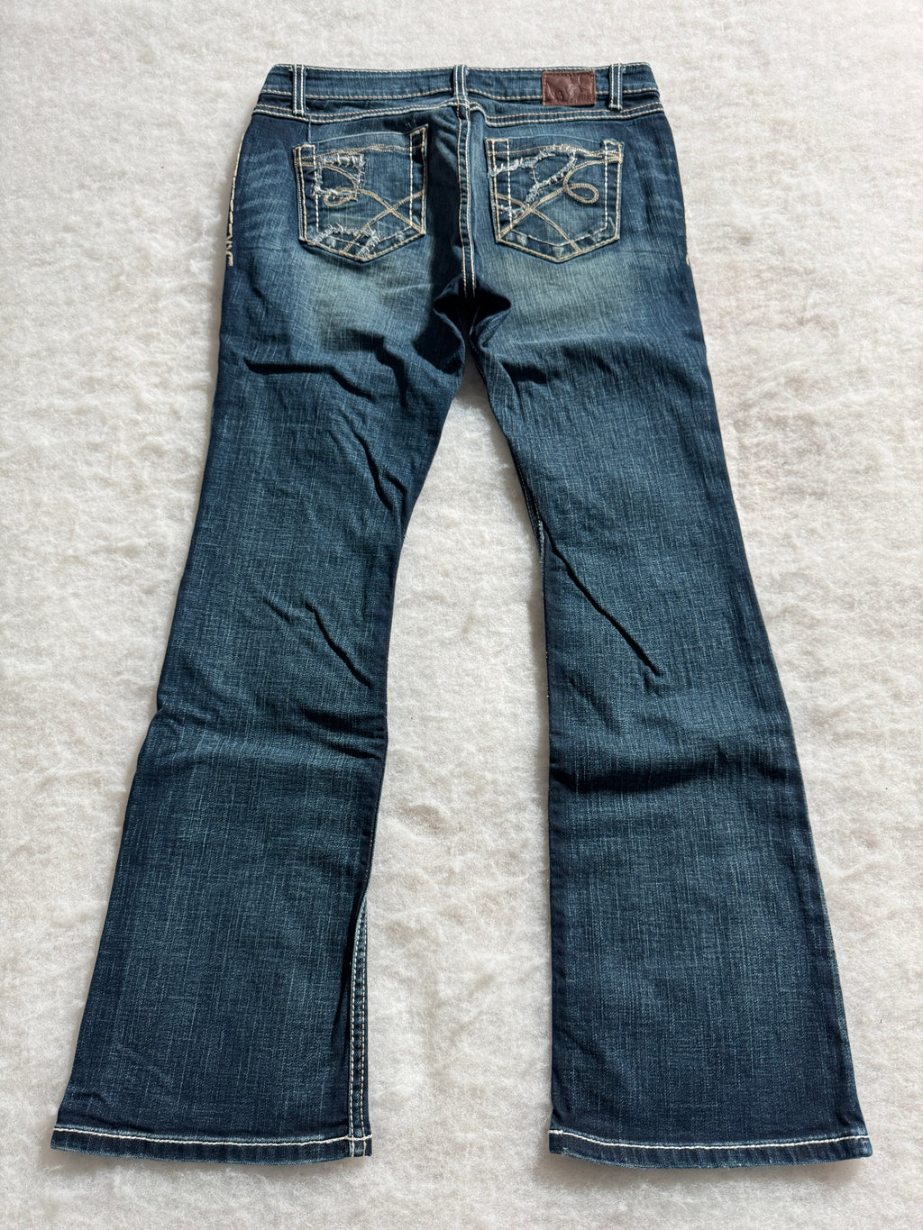 Boot Cut Low Waist Jeans Blau, Foto 2 von 4