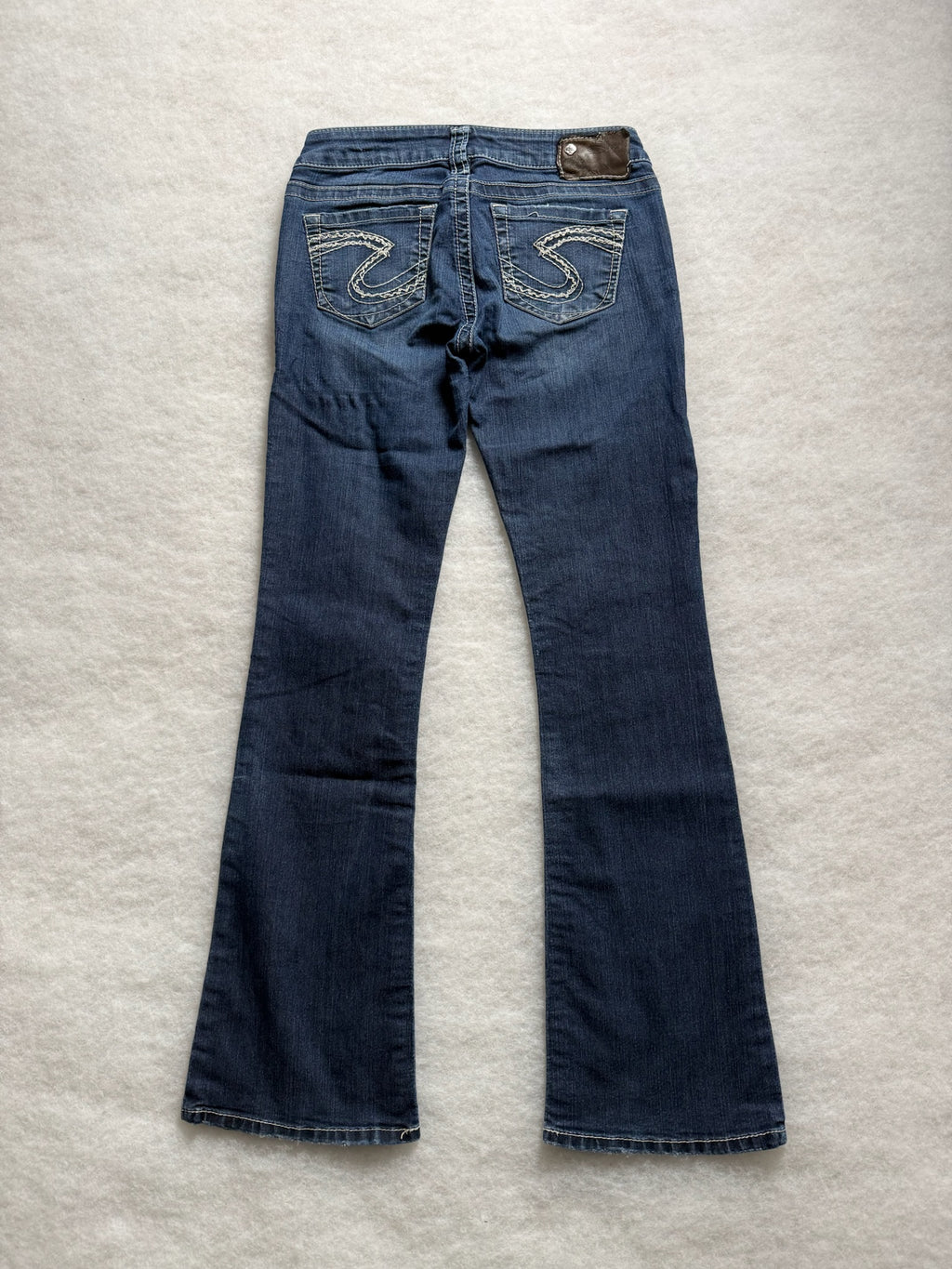Boot Cut Low Waist Jeans silver 26