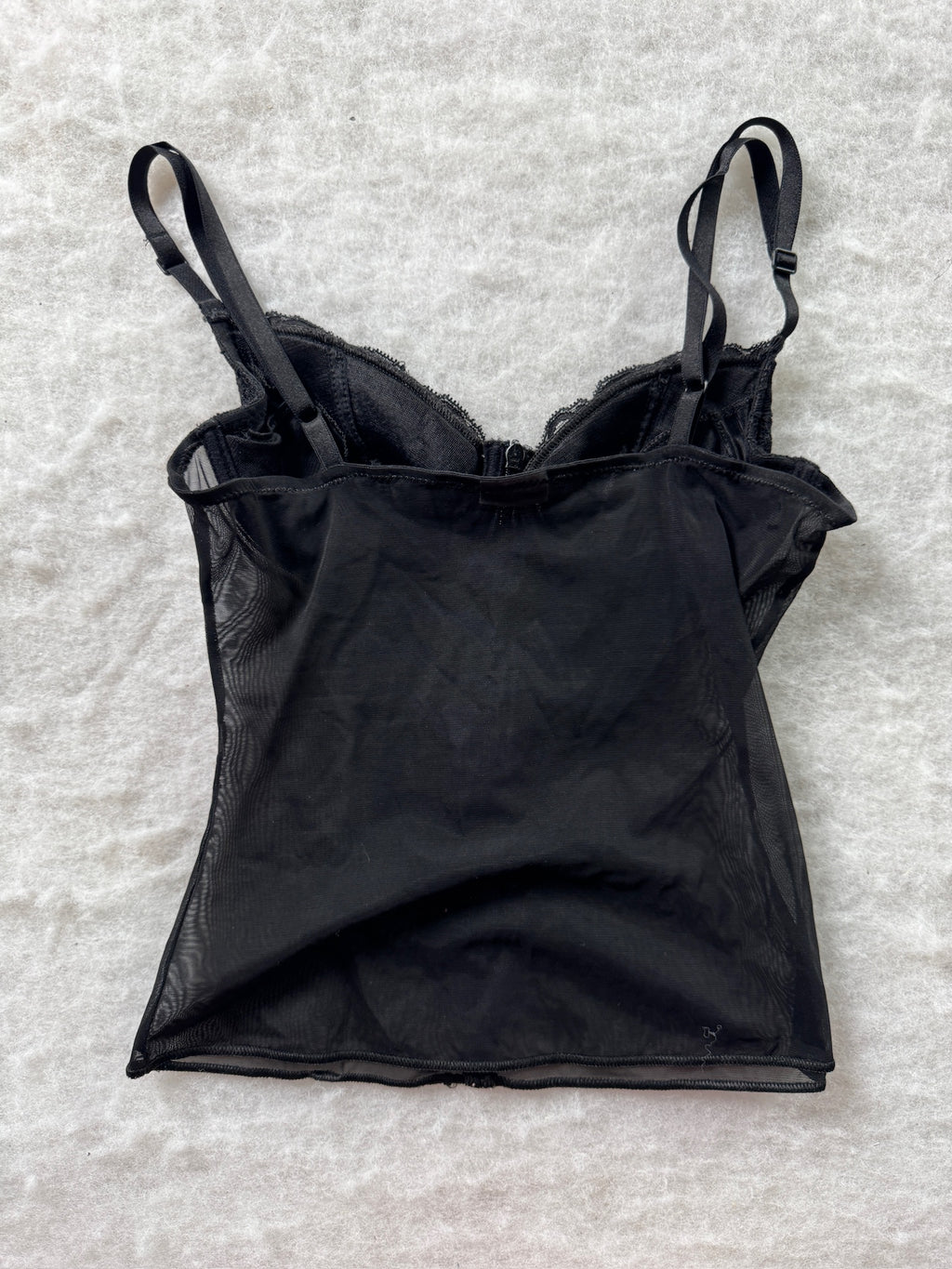 Schwarzes intimissimi Trägertop