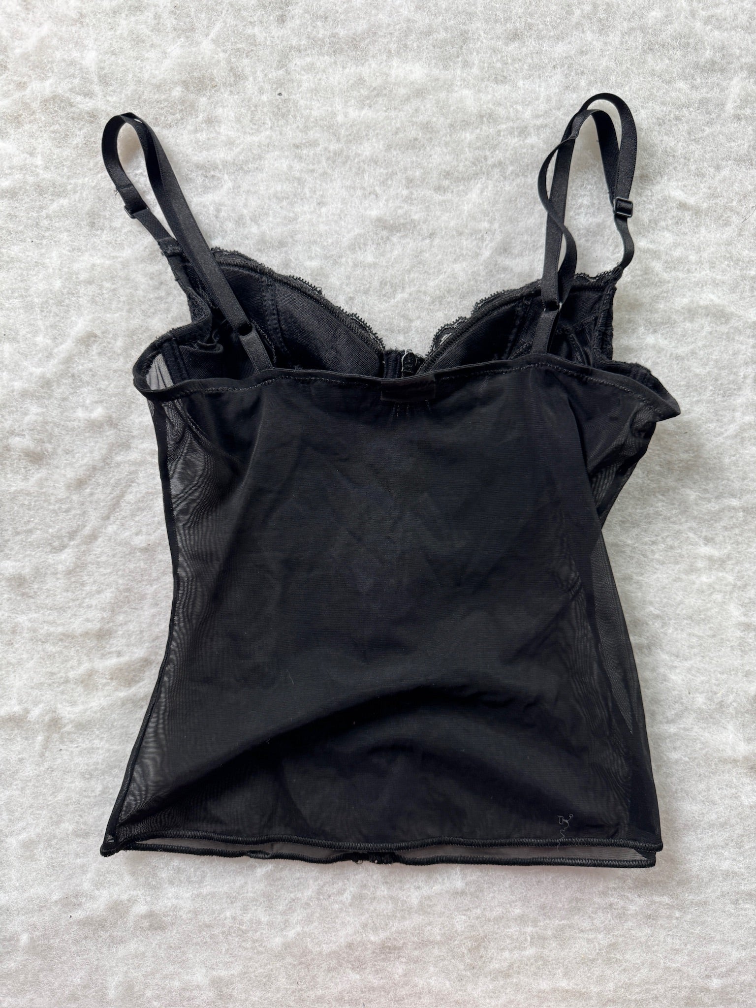 Schwarzes intimissimi Trägertop