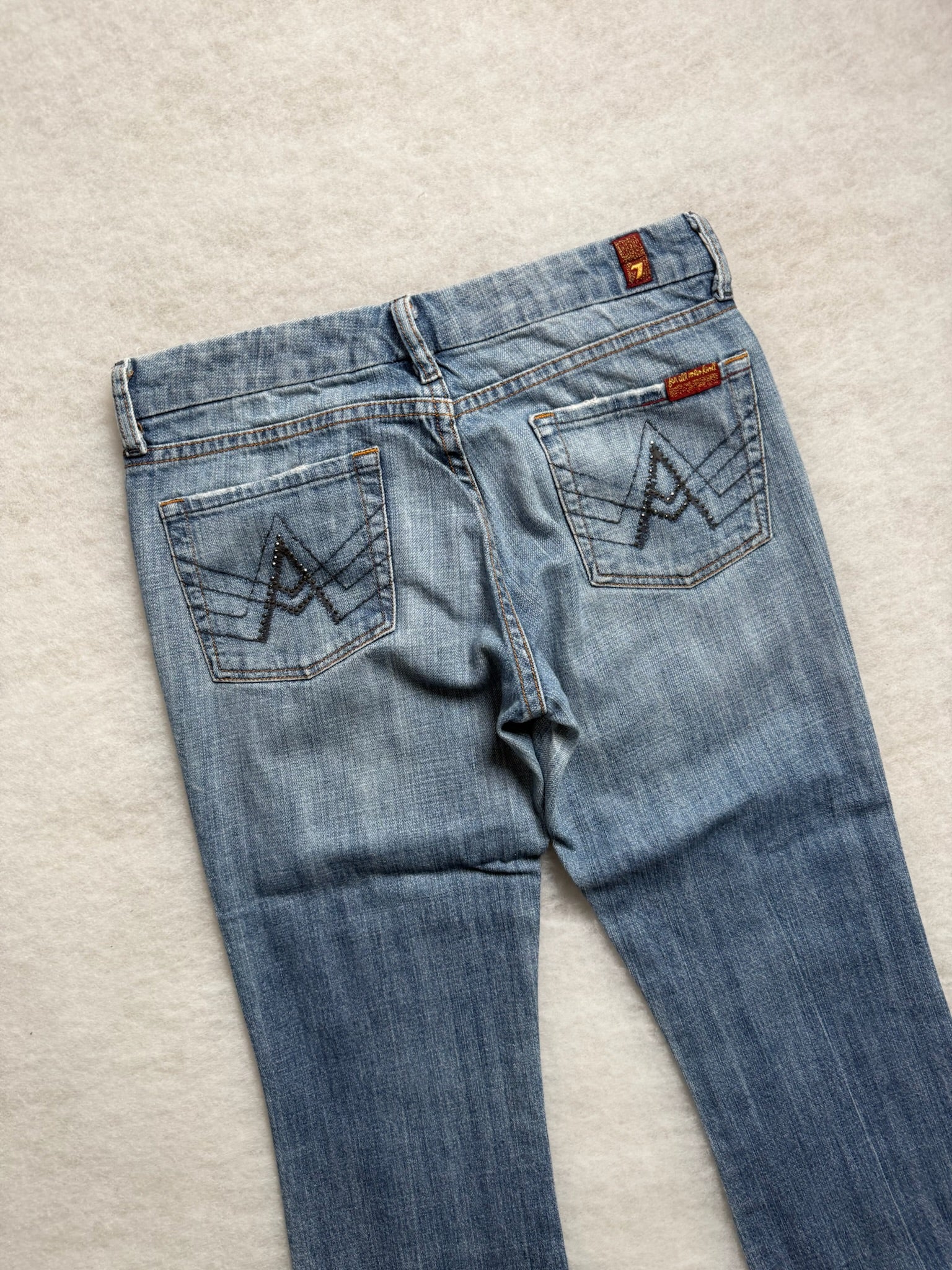 Seven Boot Cut Low Waist Jeans 27