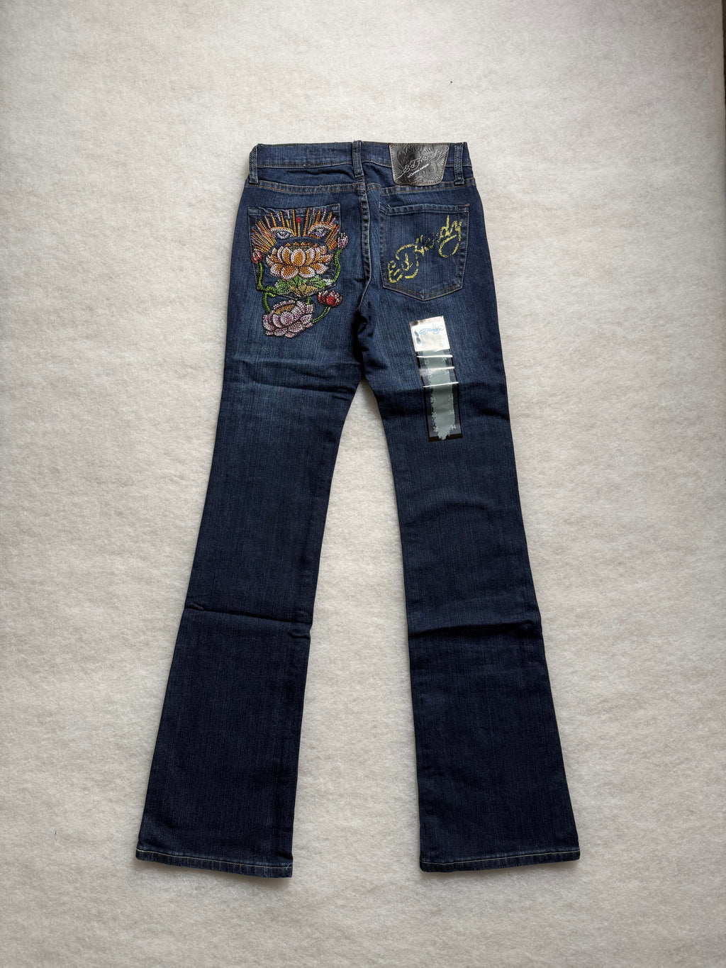 Ed Hardy Boot Cut Low Waist Jeans 26