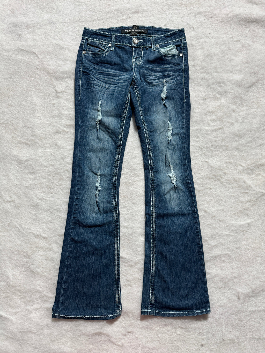 Boot Cut Low Waist Jeans