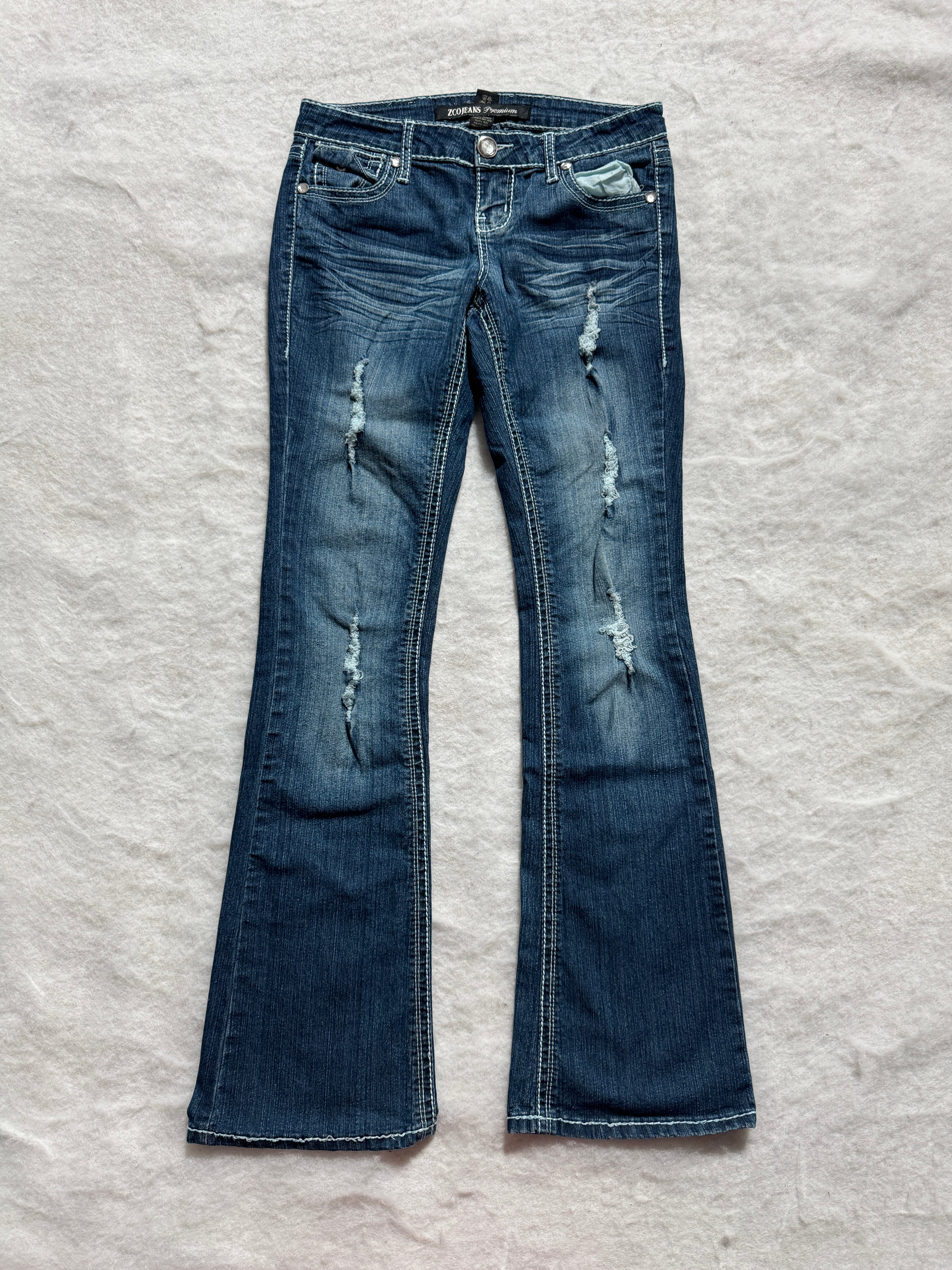 Boot Cut Low Waist Jeans