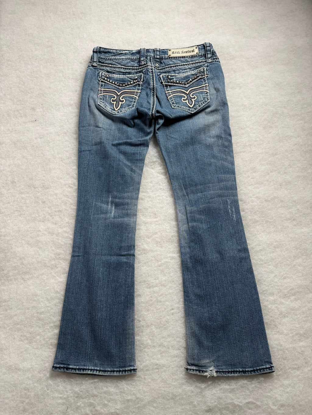 Rock Revival Boot Cut Low Waist Jeans 28