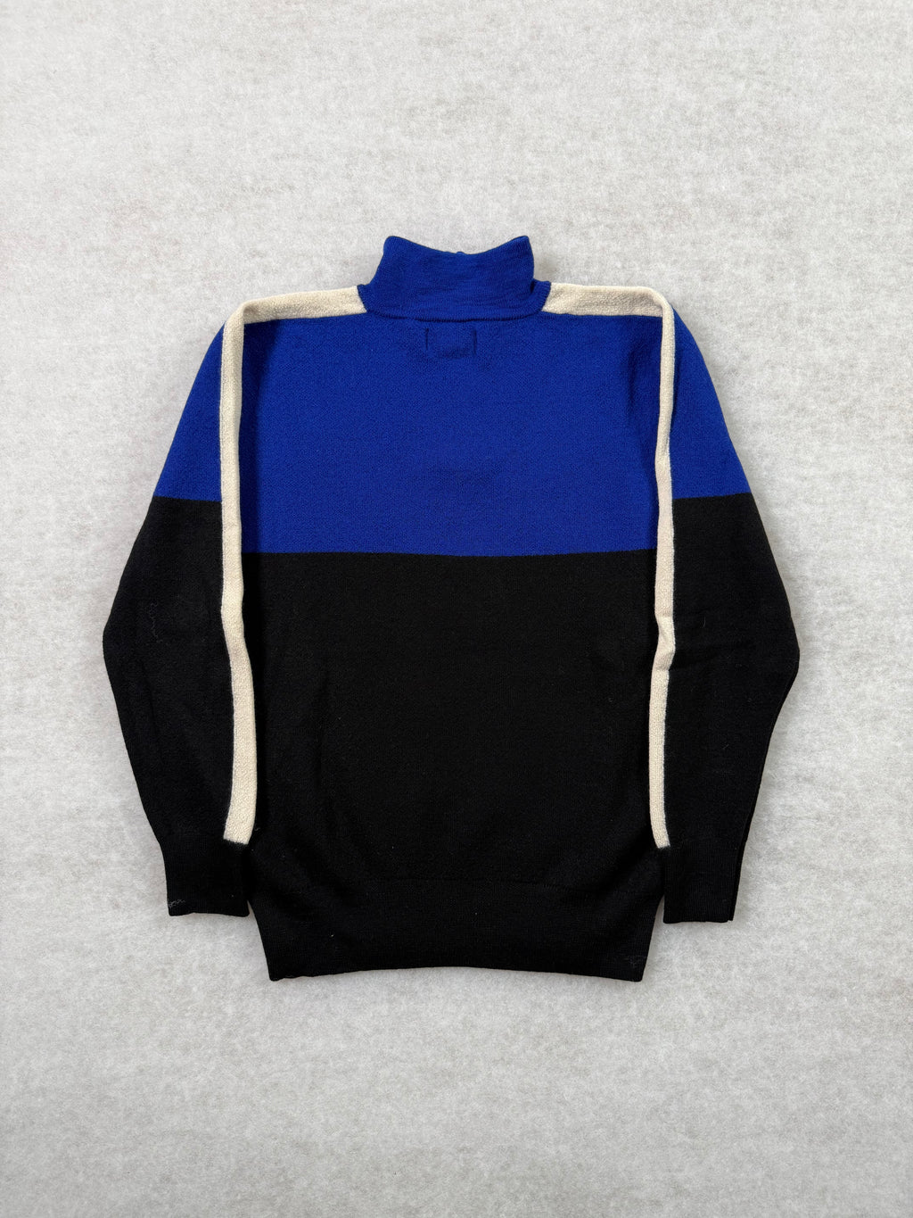 Ralph Lauren Half Zip Strickpullover mit USA Flagge