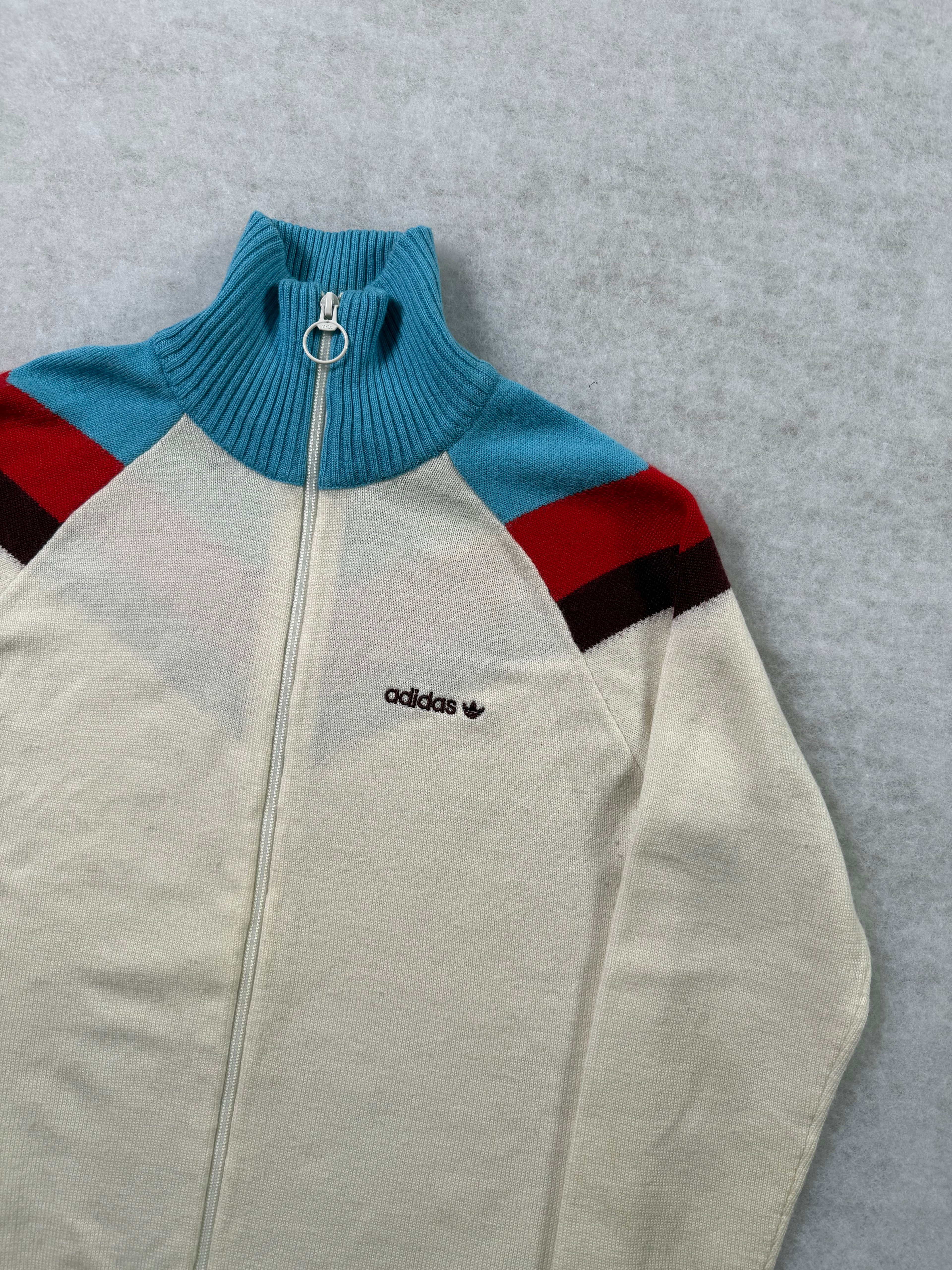 Adidas Reißverschluss Strickpullover