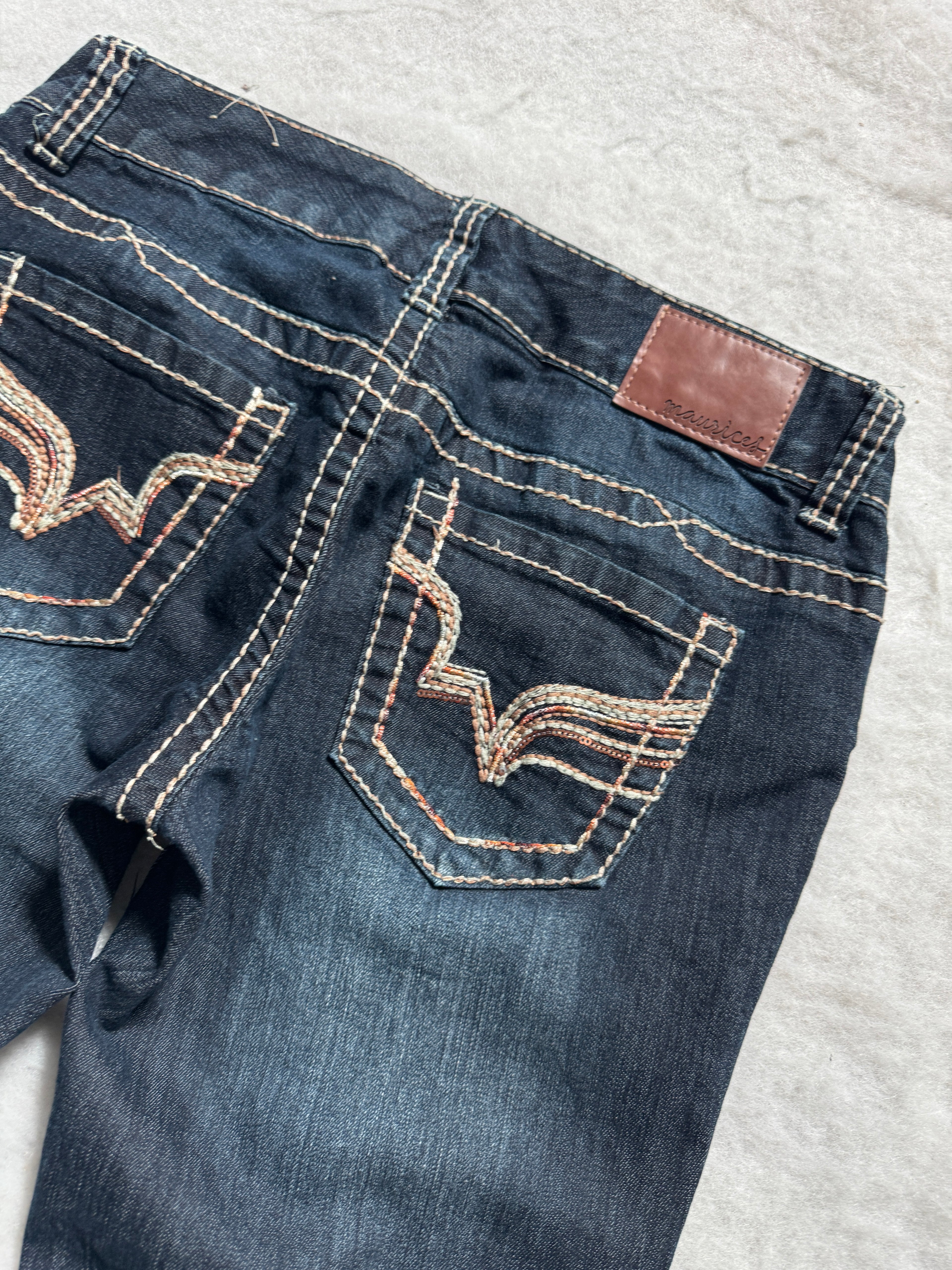 Boot Cut Low Waist Jeans