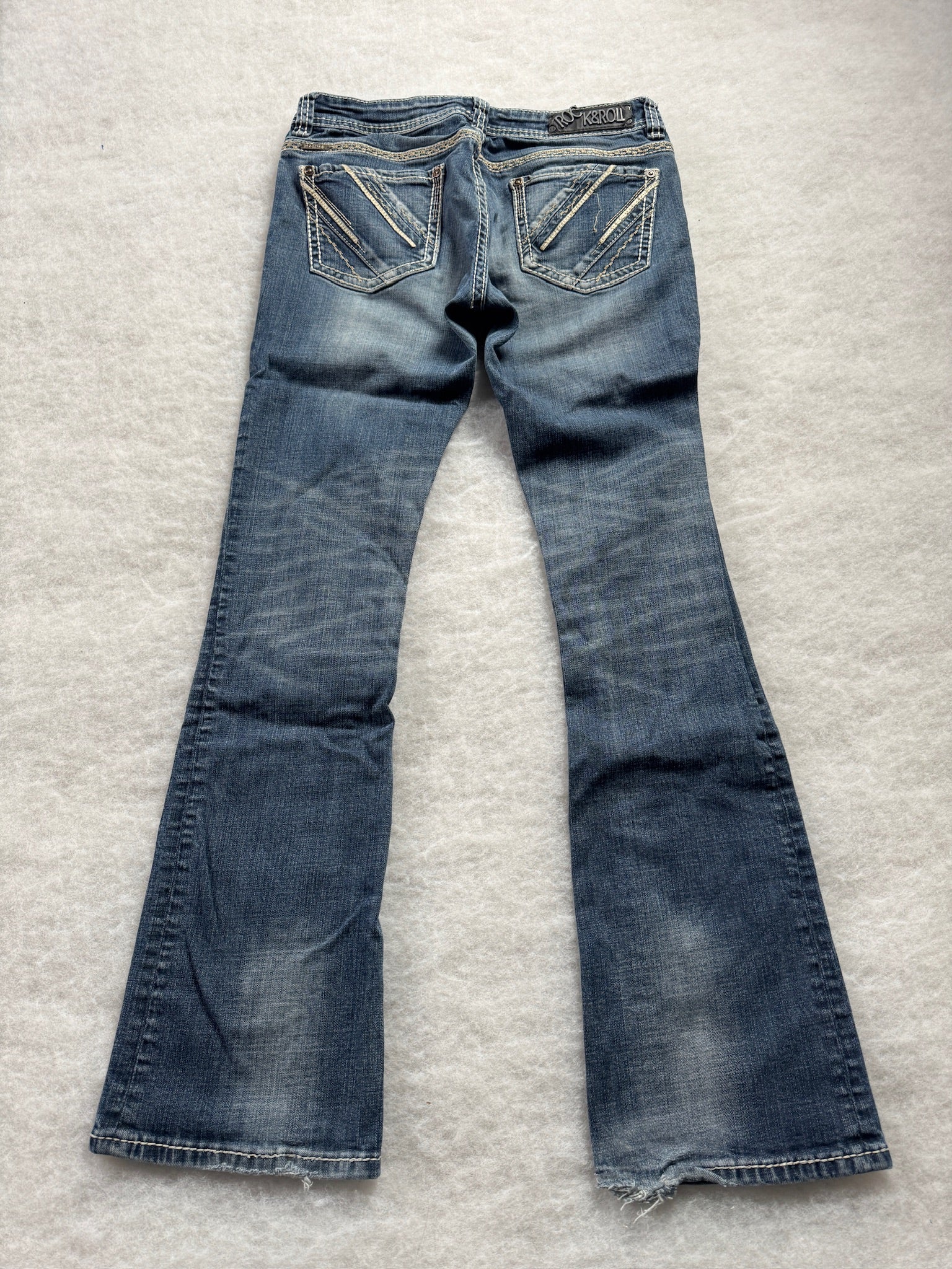 Boot Cut Low Waist Jeans
