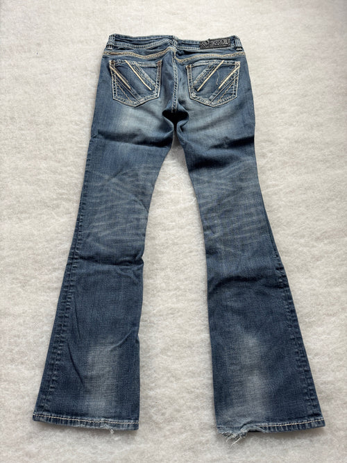 Boot Cut Low Waist Jeans