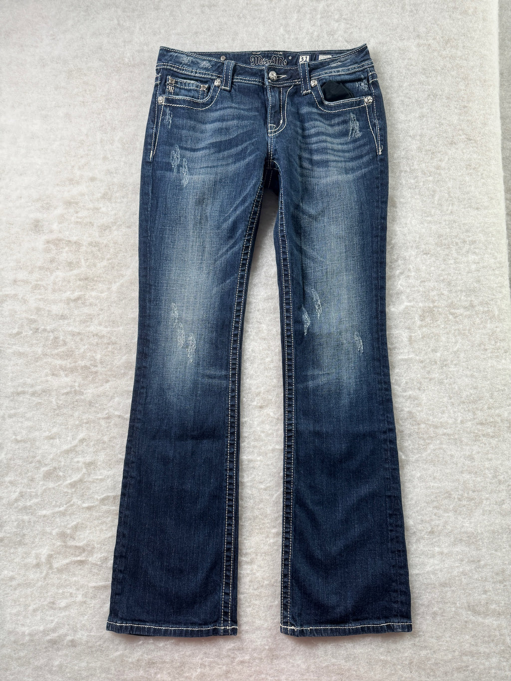 Miss Me Boot Cut Low Waist Jeans 31