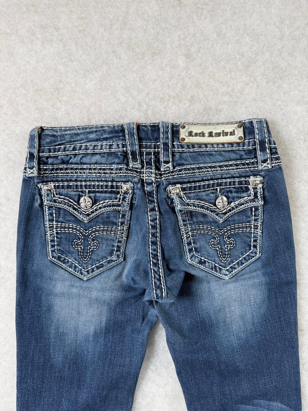 Rock Revival Boot Cut Low Waist Jeans 28