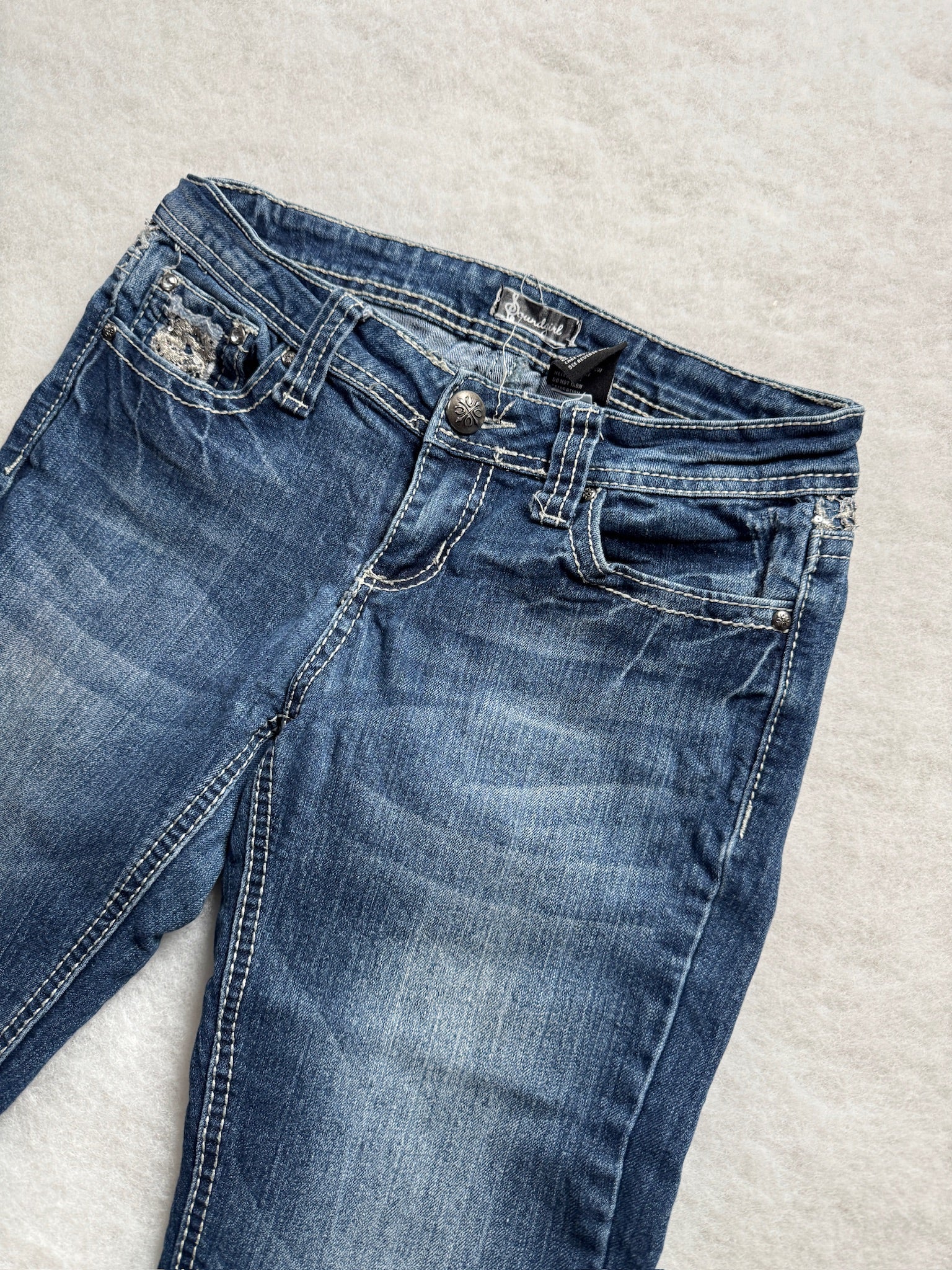 Boot Cut Low Waist Jeans