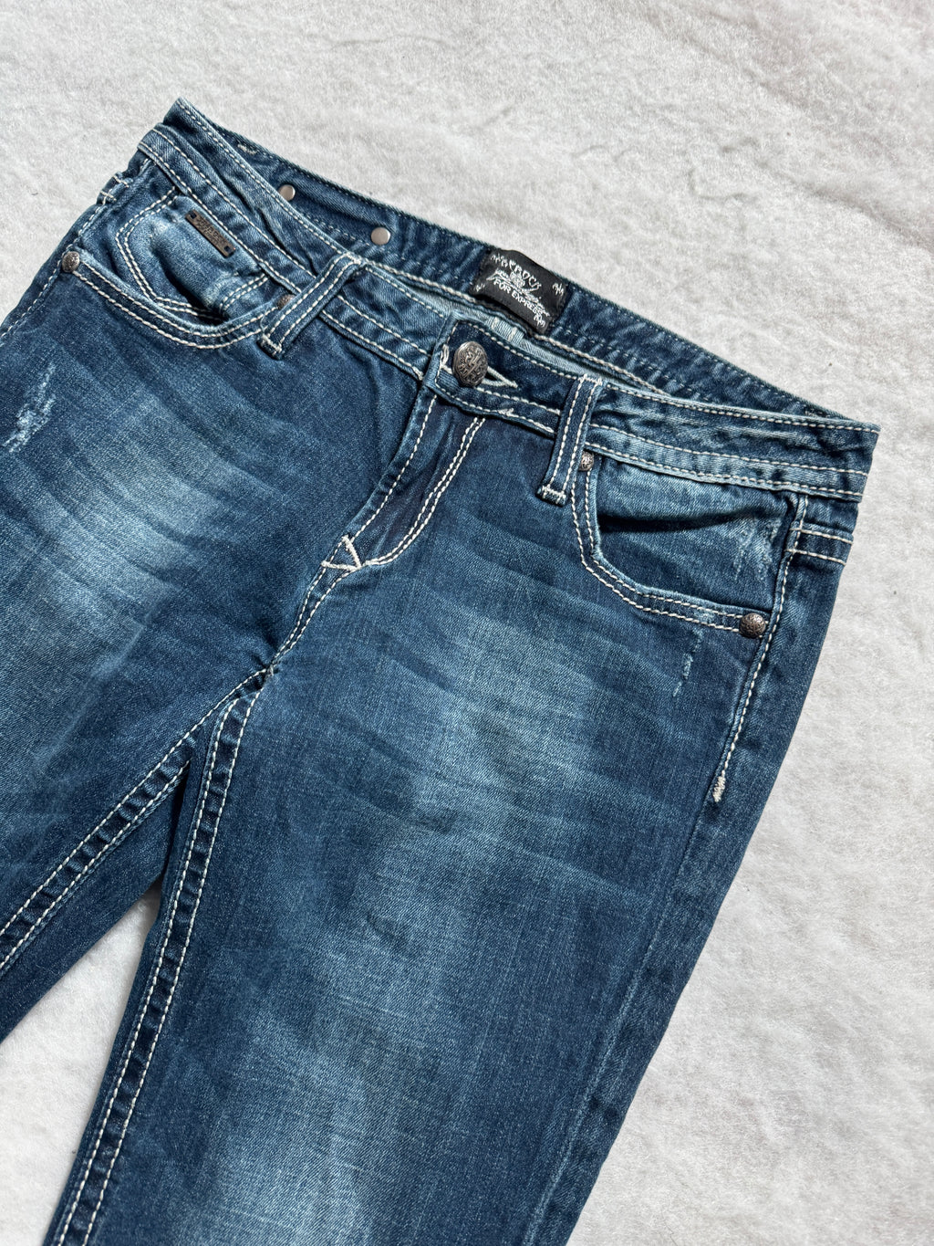 Boot Cut Low Waist Jeans