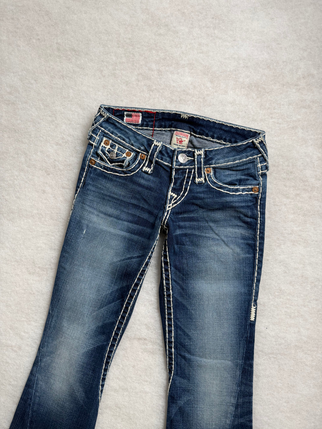 True Religion Boot Cut Low Waist Jeans 24