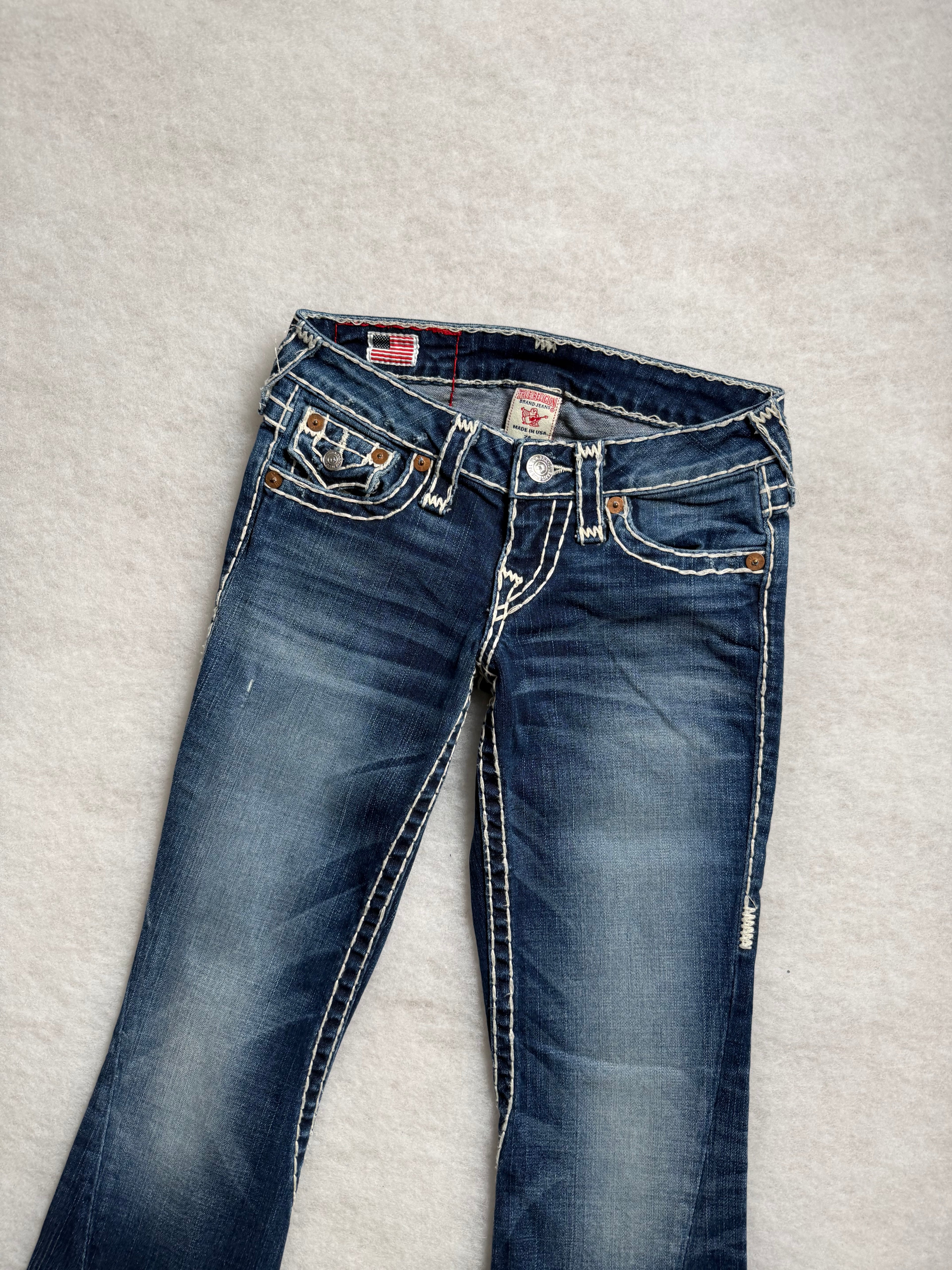 True Religion Boot Cut Low Waist Jeans 24