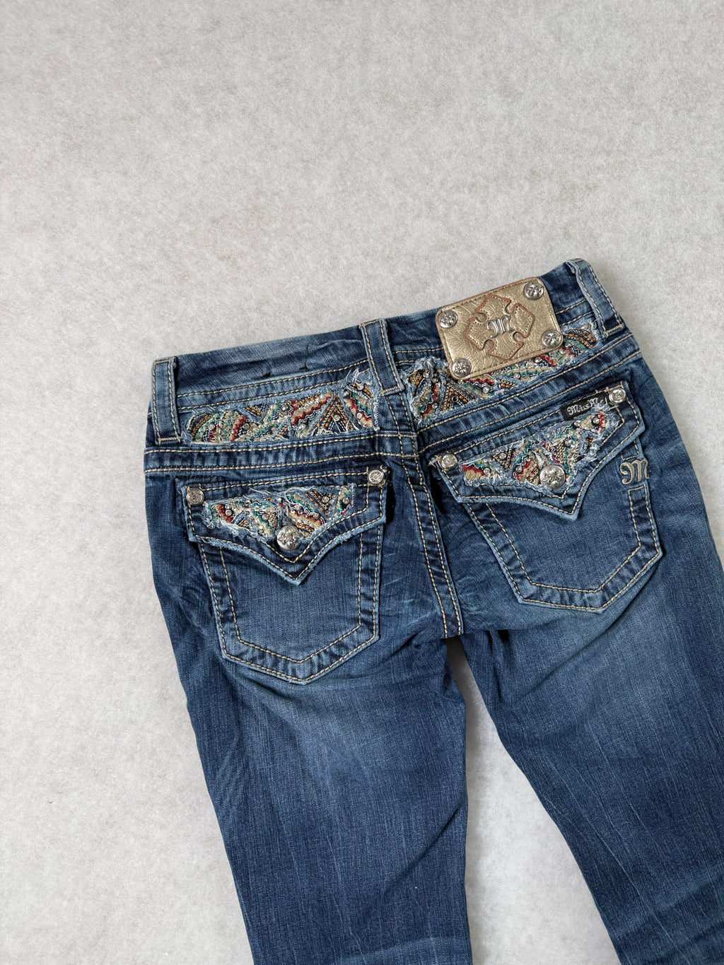 Miss Me Boot Cut Low Waist Jeans 25