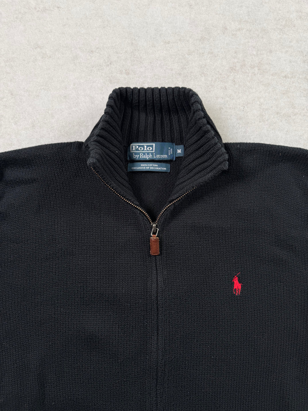 Ralph Lauren Reißverschluss Strickpullover