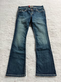 Boot Cut Low Waist Jeans Blau, Foto 1 von 4