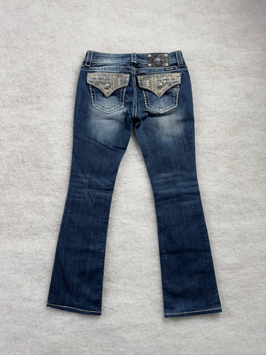 Miss Me Boot Cut Low Waist Jeans 27