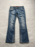 Rock Revival Boot Cut Low Waist Jeans 28