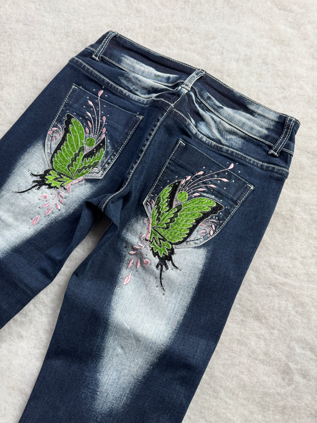 Crazy Age Boot Cut Low Waist Jeans 26
