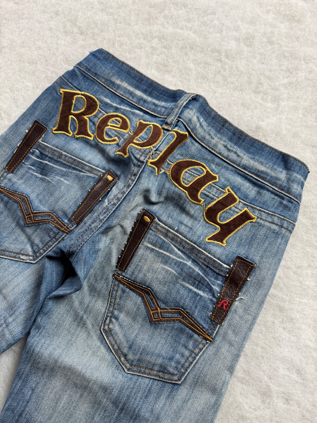 Replay Boot Cut Low Waist Jeans