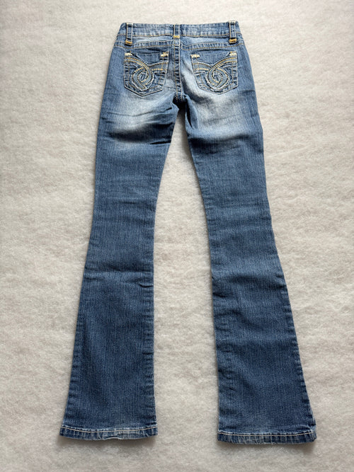 Boot Cut Low Waist Jeans