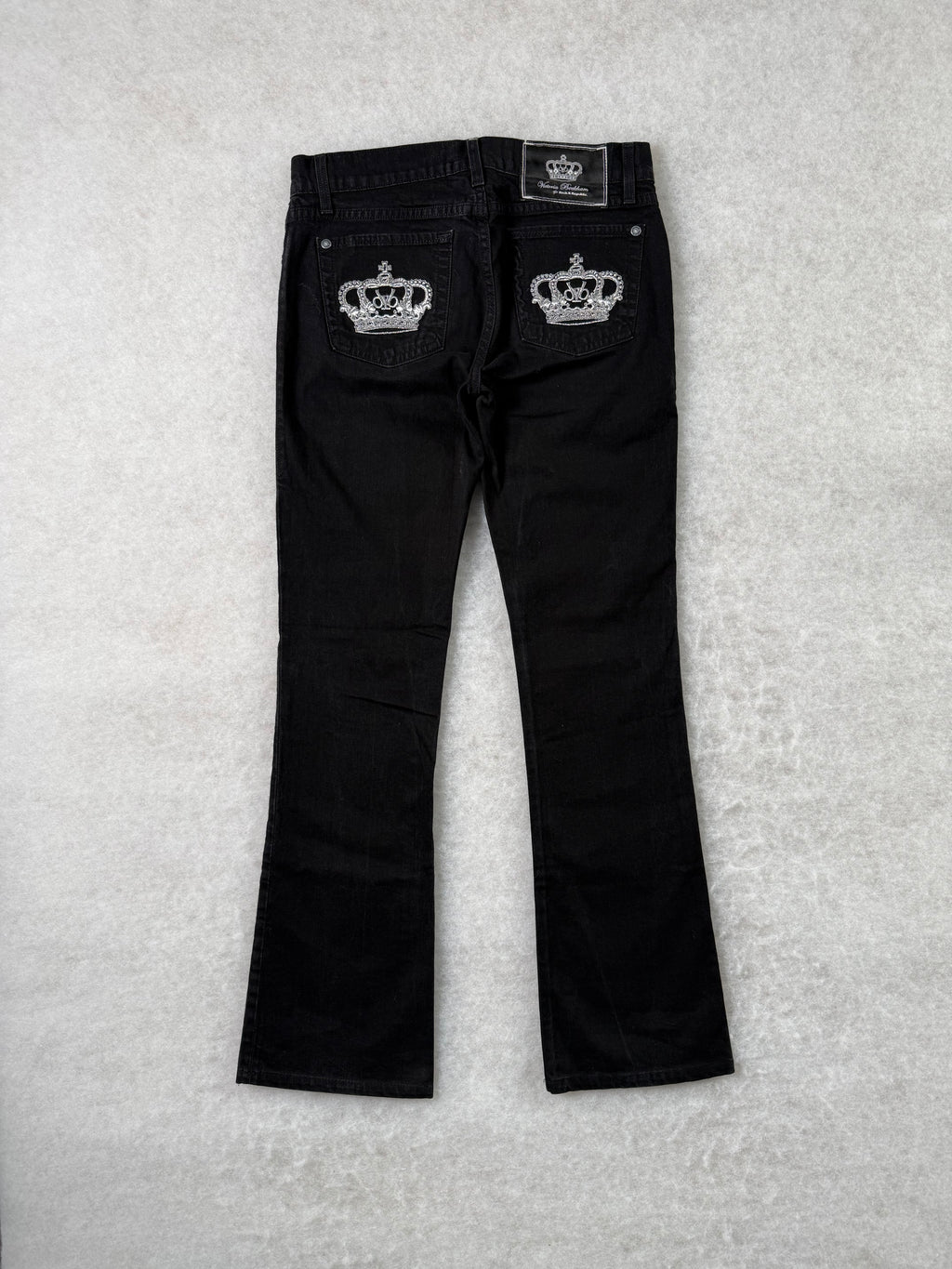 Victoria Beckham Boot Cut Low Waist Jeans 28
