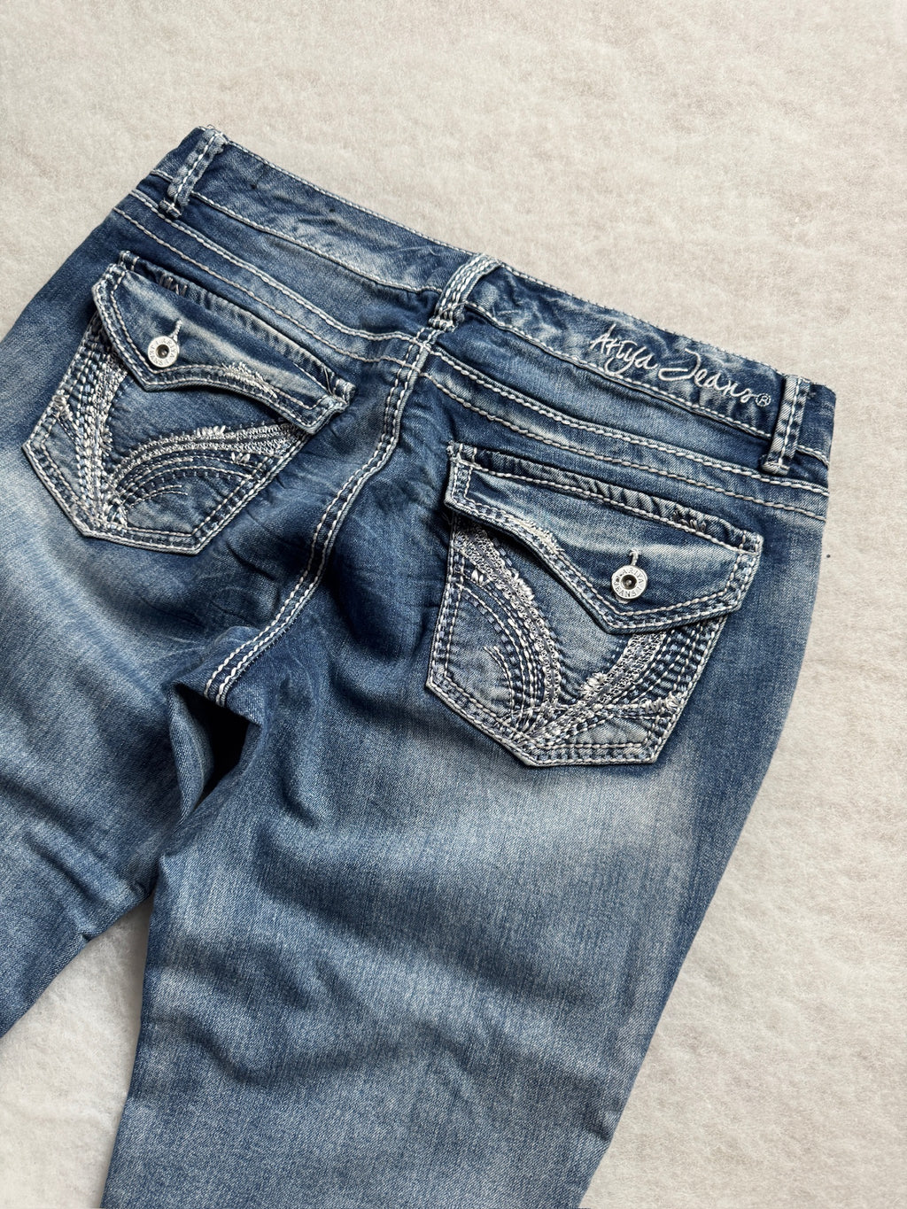 Boot Cut Low Waist Jeans