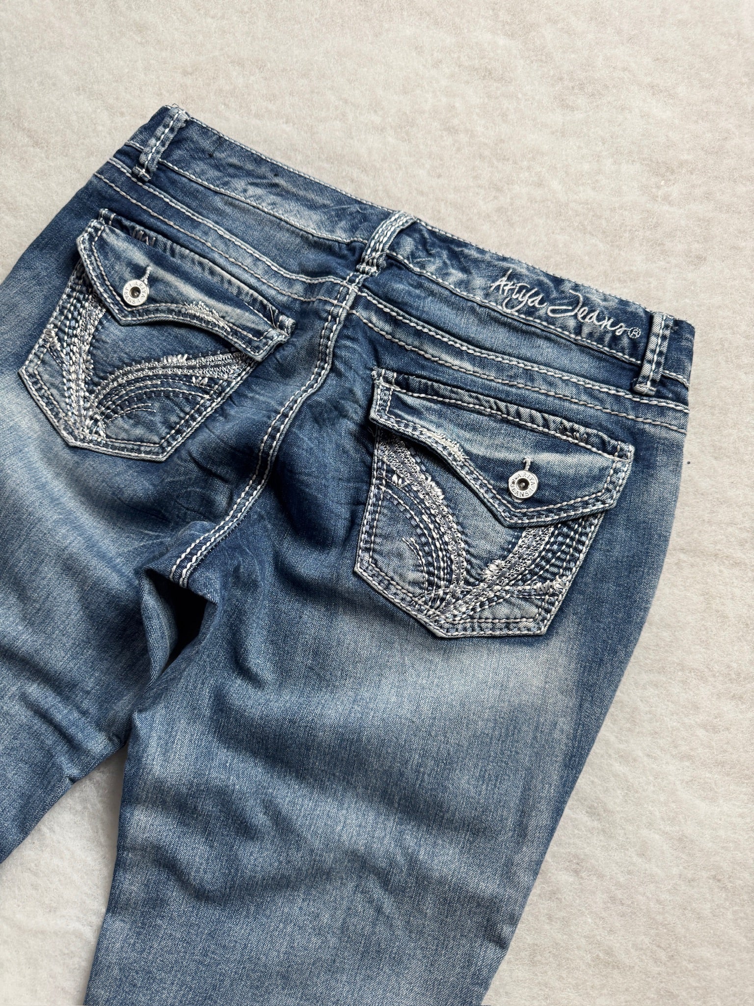 Boot Cut Low Waist Jeans
