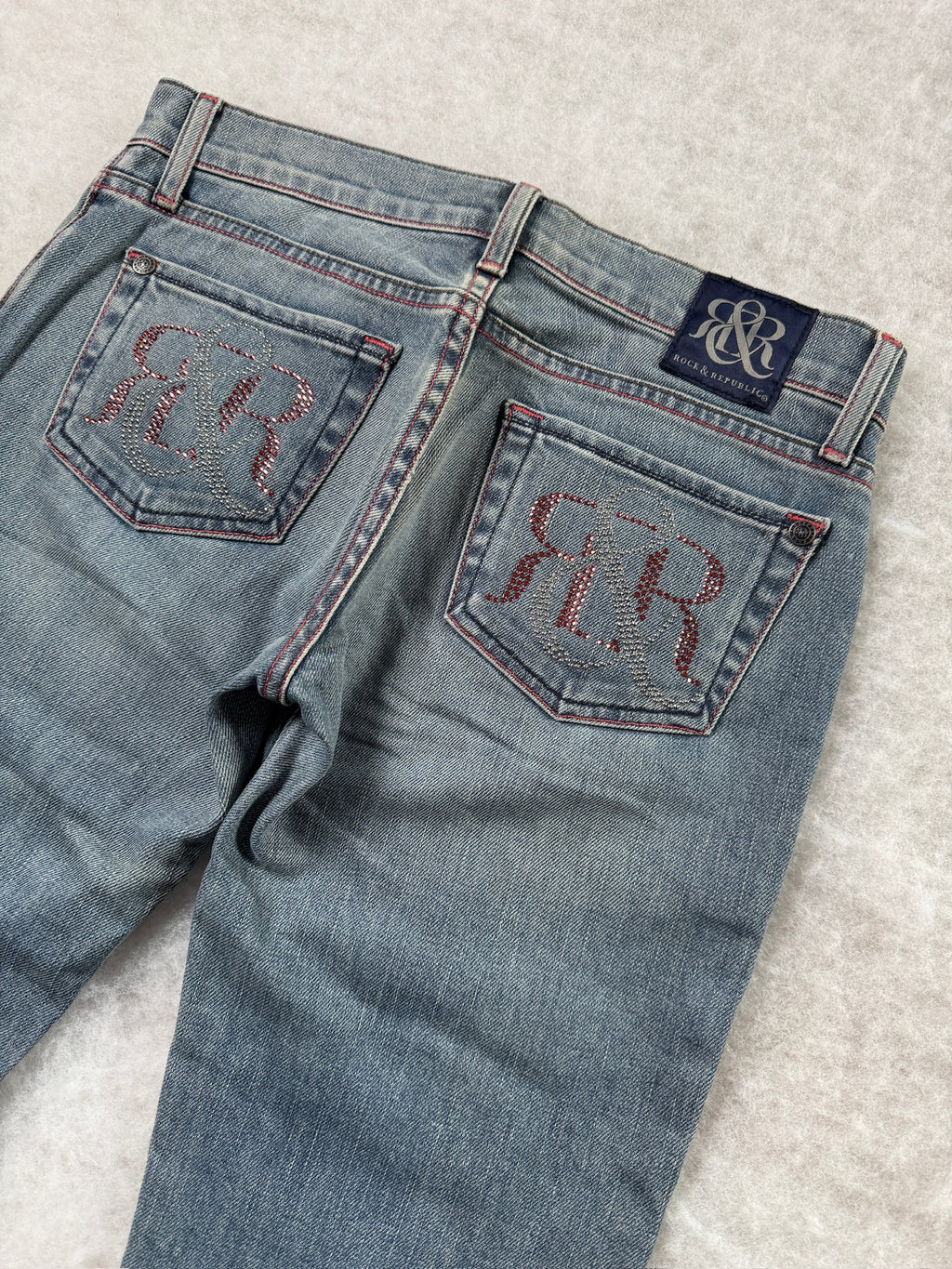Rock & Republic Boot Cut Low Waist Jeans 28