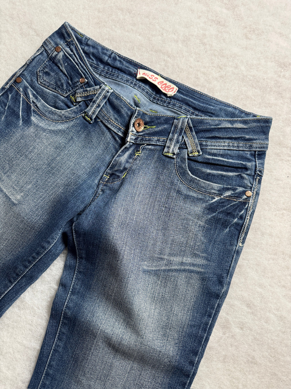 Boot Cut Low Waist Jeans