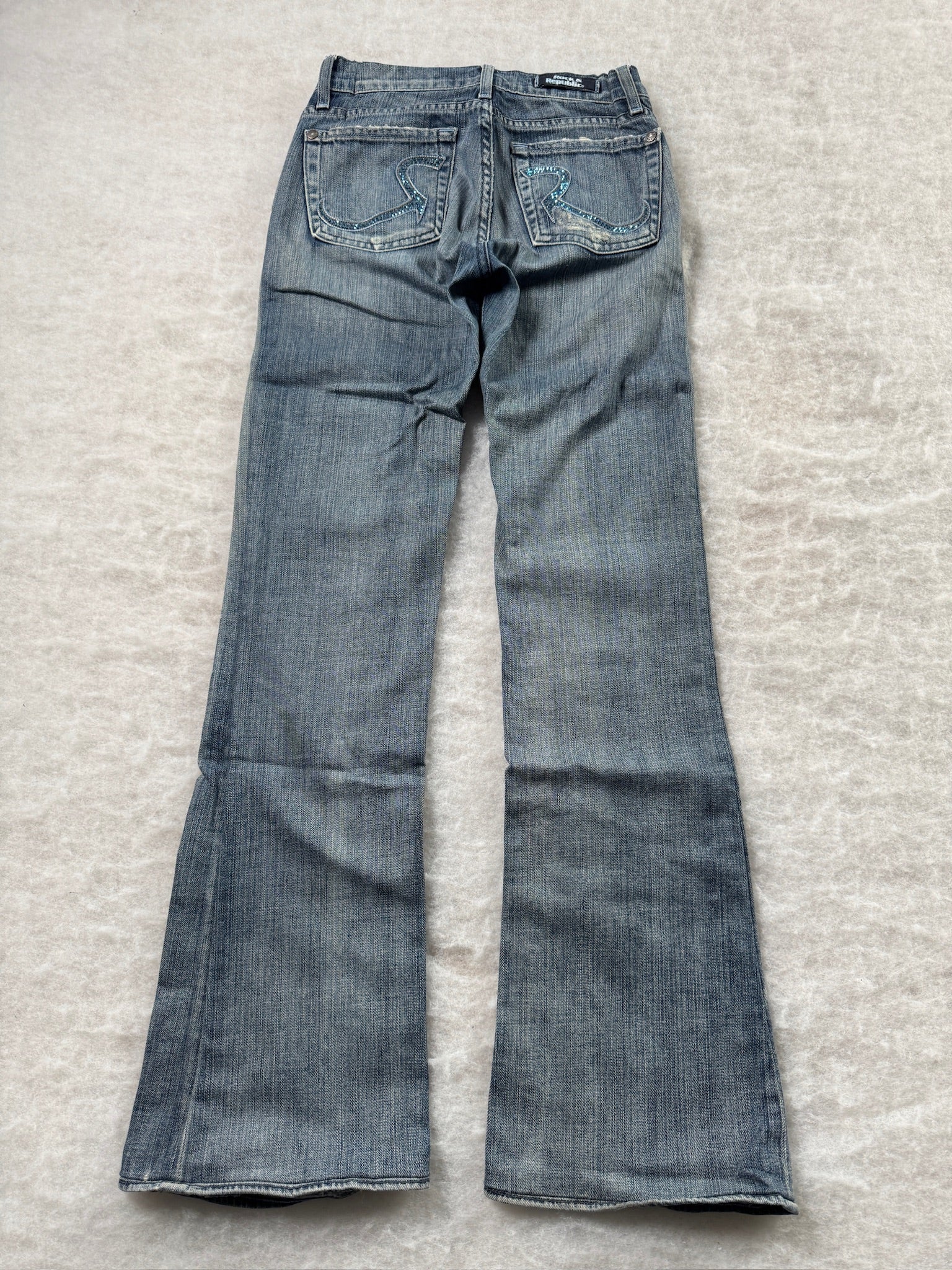 Rock & Republic Boot Cut Low Waist Jeans 23