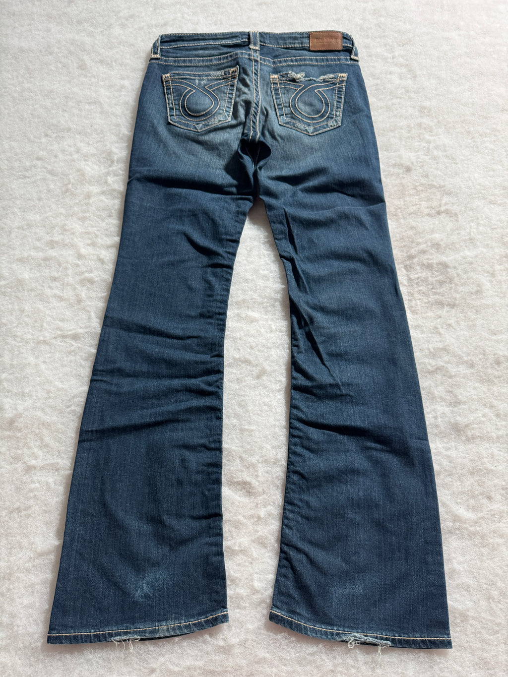 Boot Cut Low Waist Jeans Blau, Foto 2 von 4