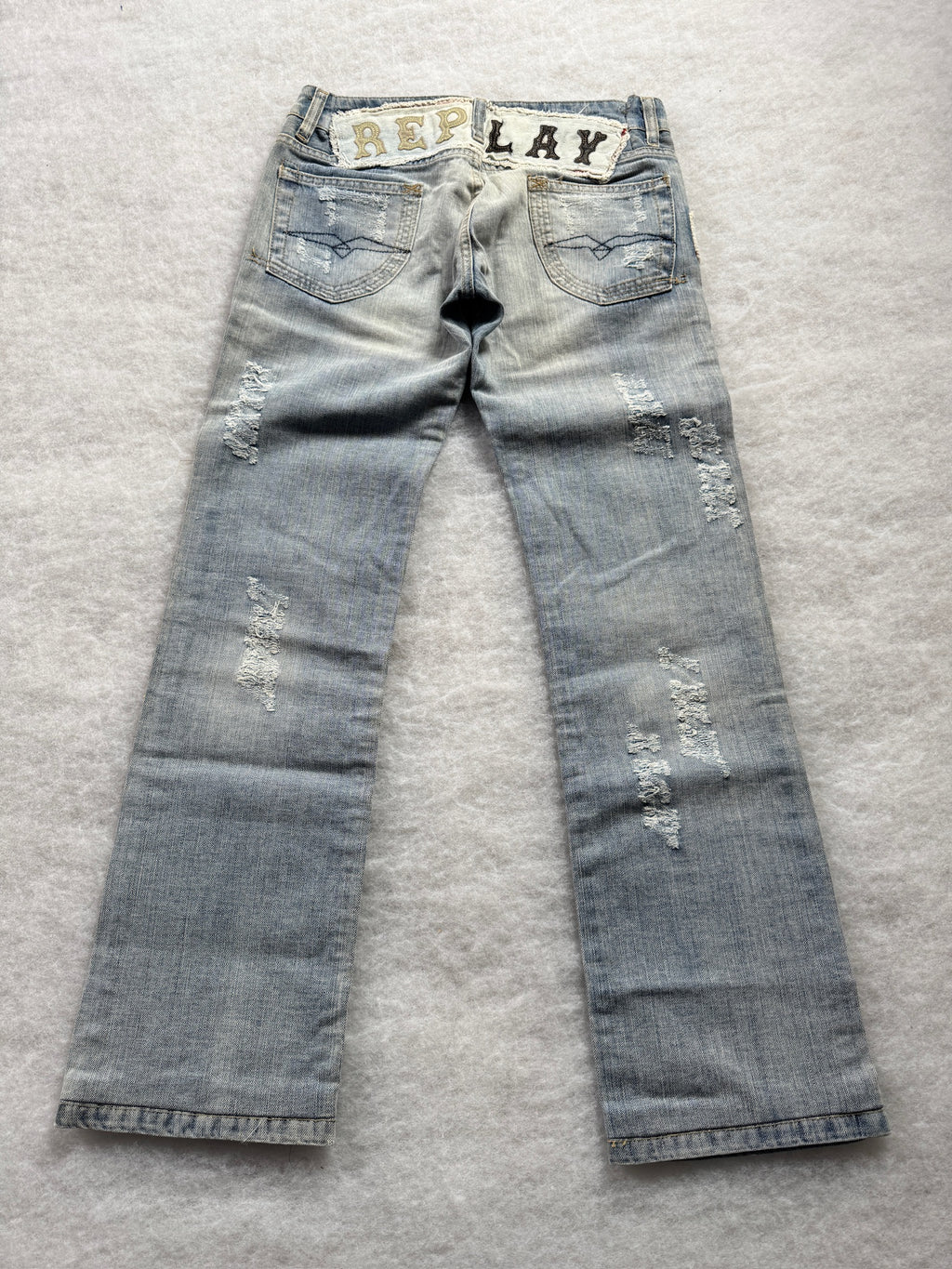 Replay Boot Cut Low Waist Jeans