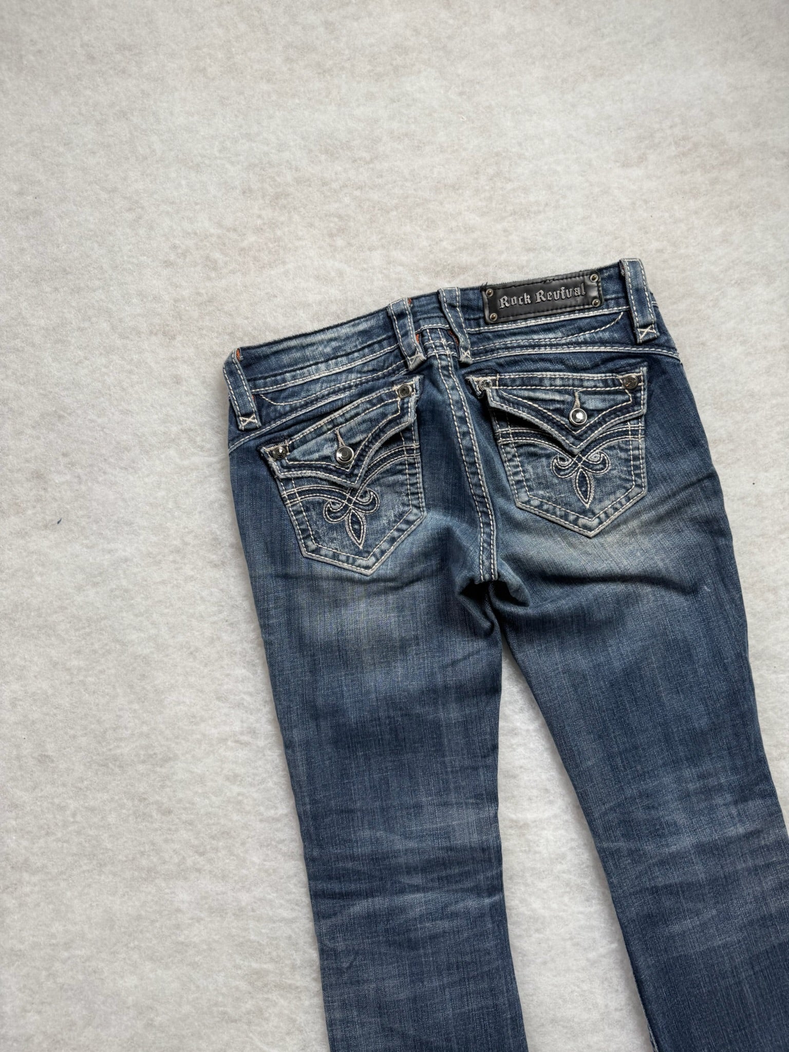 Rock Revival Boot Cut Low Waist Jeans 26