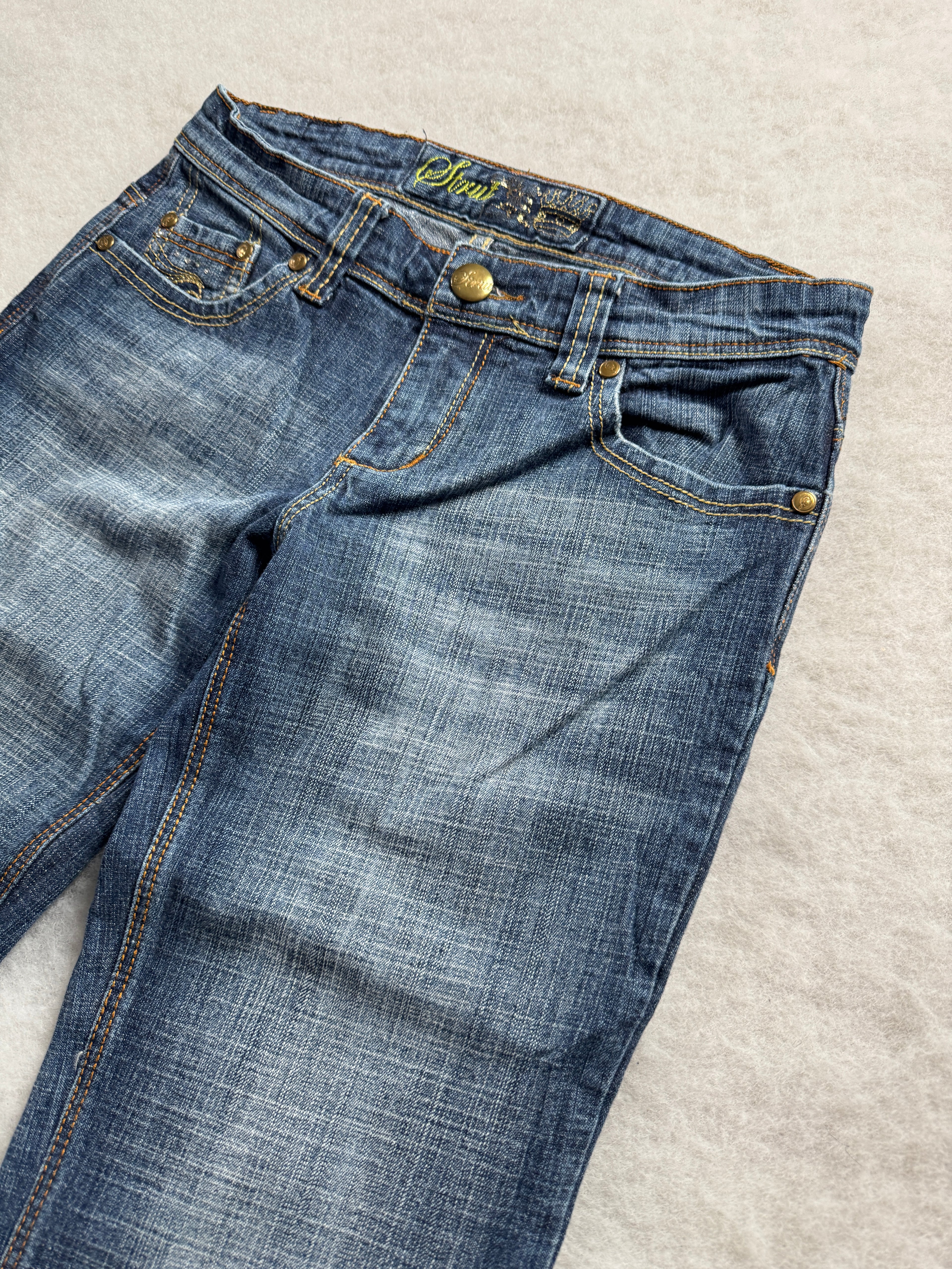 Boot Cut Low Waist Jeans