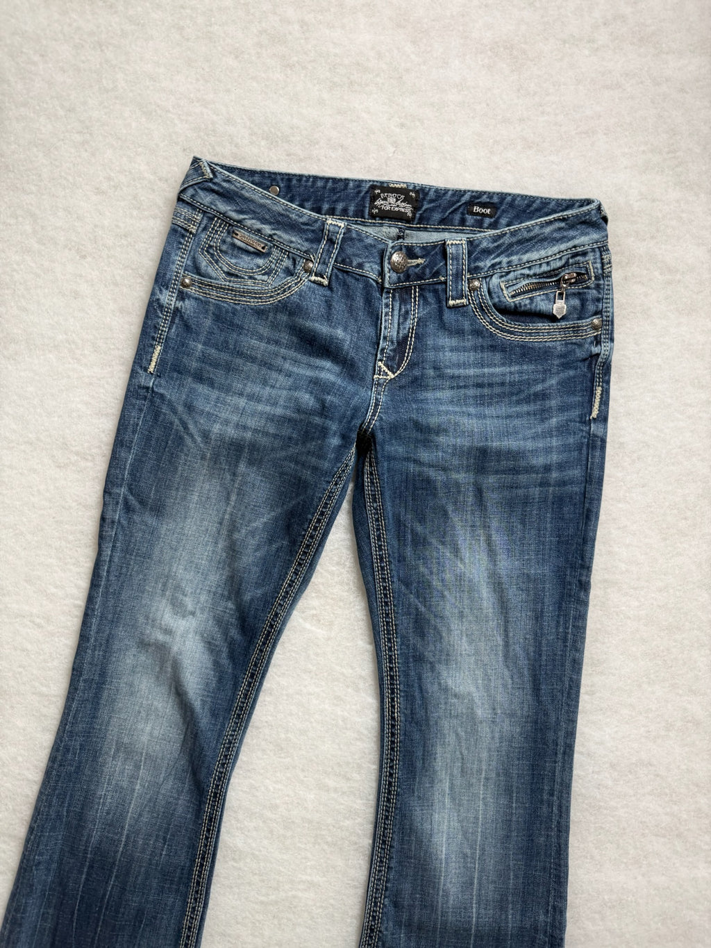 Boot Cut Low Waist Jeans