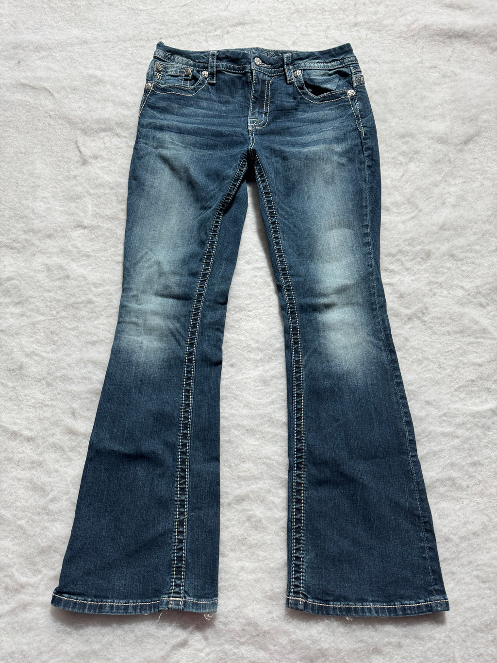 Miss Me Boot Cut Low Waist Jeans 29