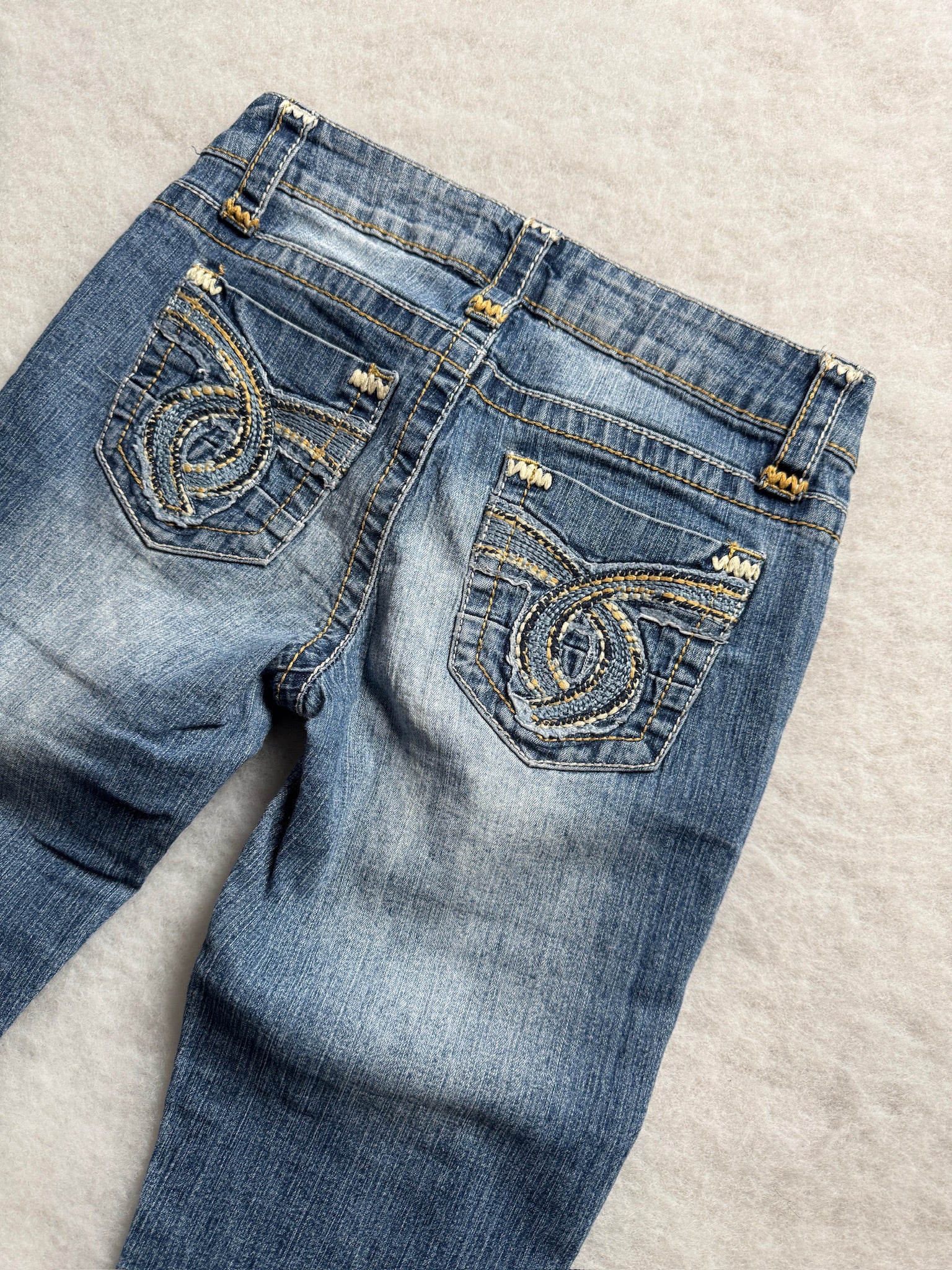 Boot Cut Low Waist Jeans