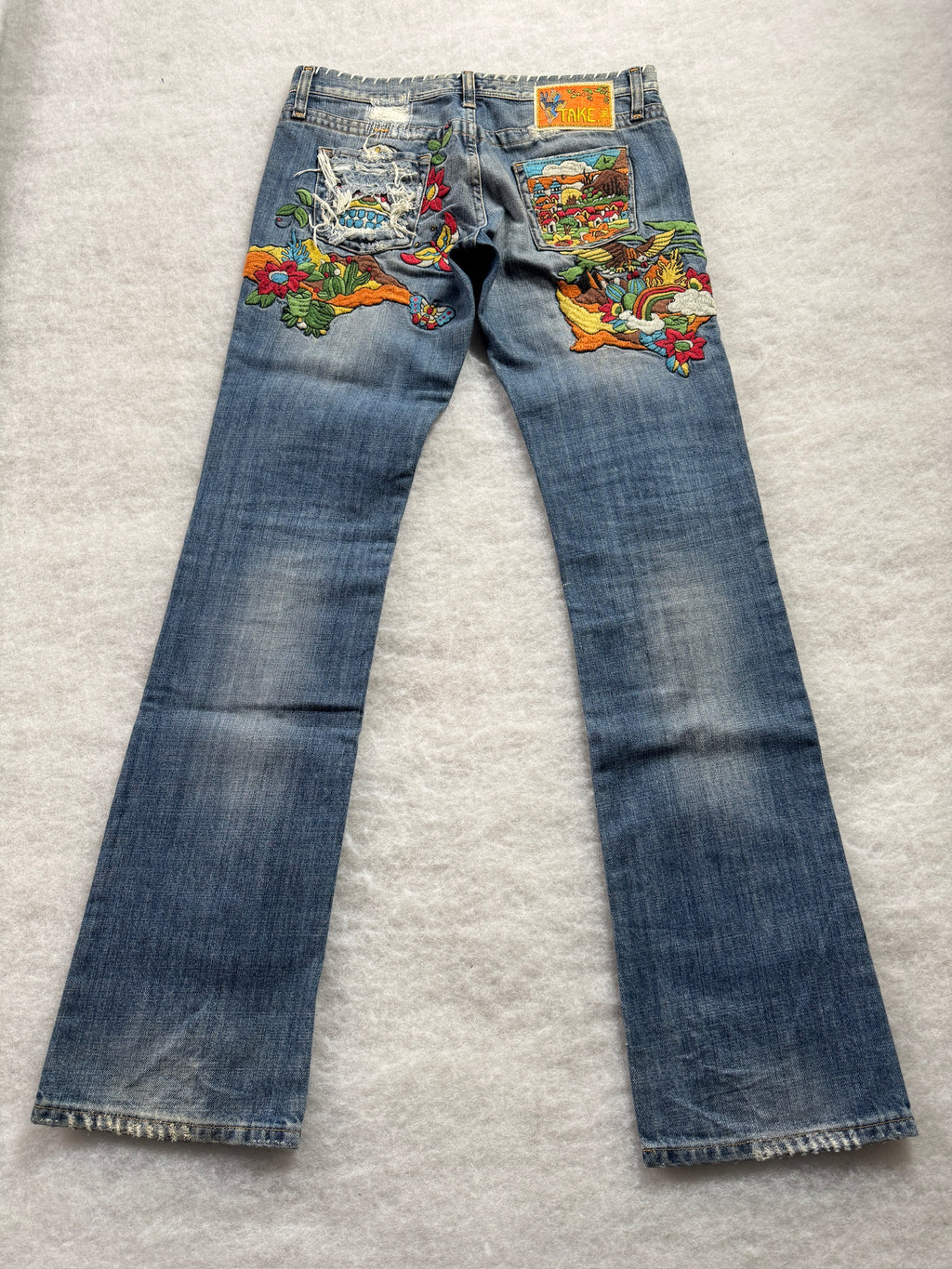 Take Two Boot Cut Low Waist Jeans