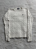 Ralph Lauren Cable Knit Strickpullover Grau, Foto 1 von 4