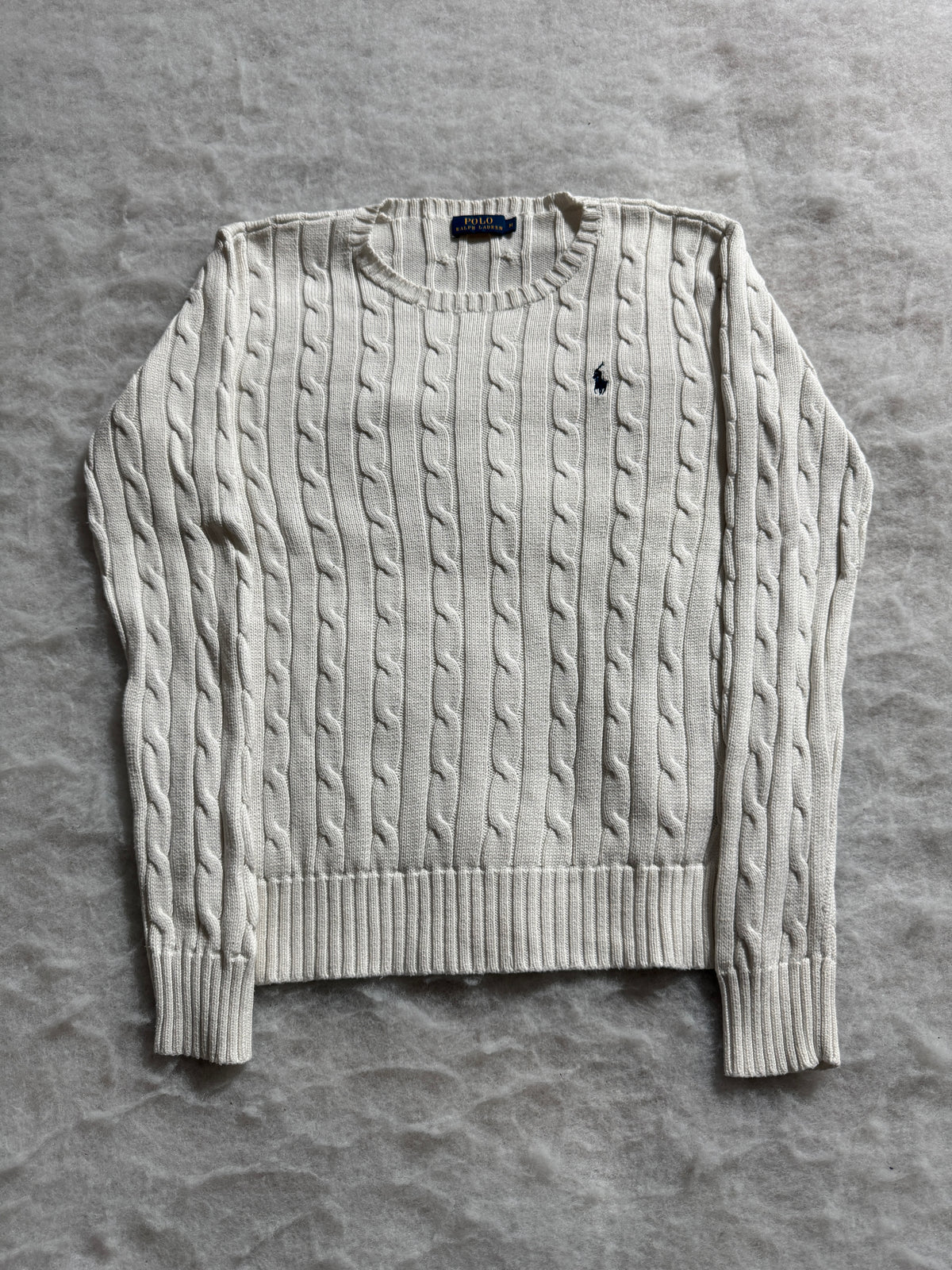 Ralph Lauren Cable Knit Strickpullover Grau, Foto 1 von 4