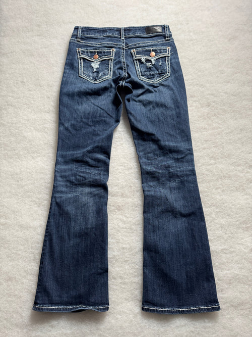 Boot Cut Low Waist Jeans