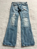 Boot Cut Low Waist Jeans Blau, Foto 1 von 4
