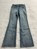 Boot Cut Low Waist Jeans Blau, Foto 1 von 4