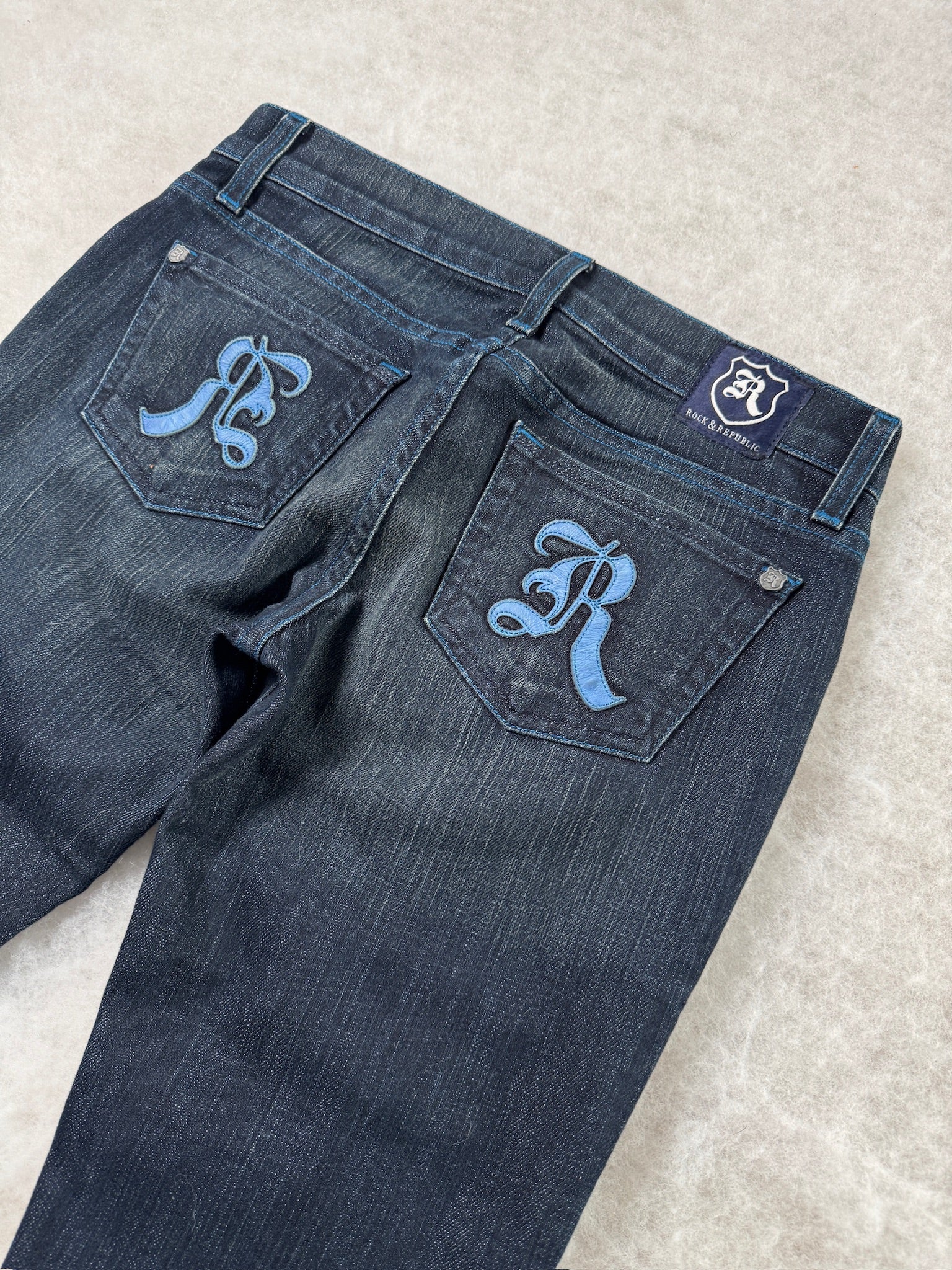 Rock & Republic Boot Cut Low Waist Jeans 25