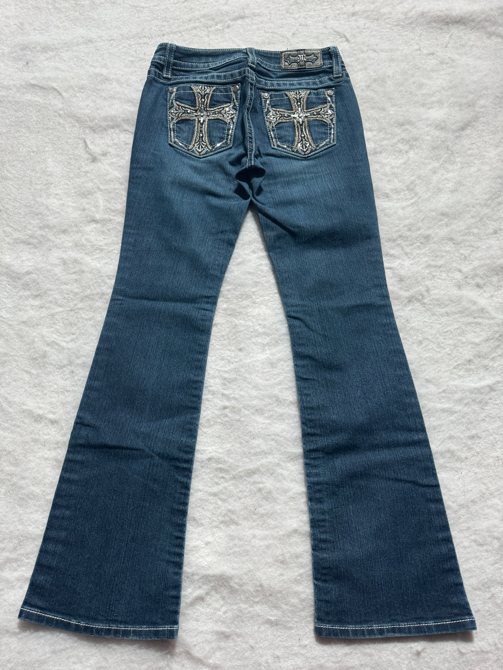 Miss Me Boot Cut Low Waist Jeans 28